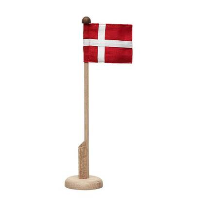 Langkilde & Søn - Bord flagstang i eg - 30 cm. 