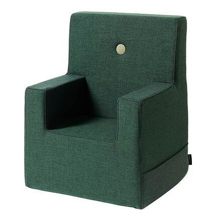 By KlipKlap KK Kids Chair XL Deep green w. light green