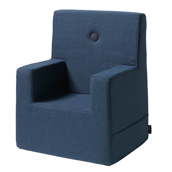 By KlipKlap KK Kids Chair XL Dark blue w. black