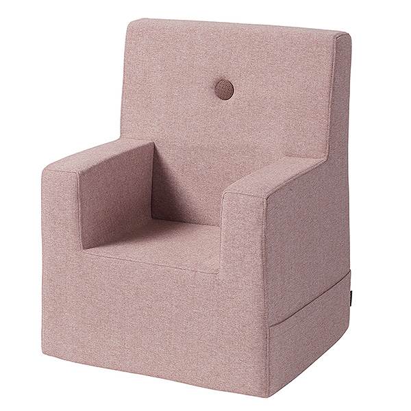 By KlipKlap KK Kids Chair XL Soft rose w. rose 