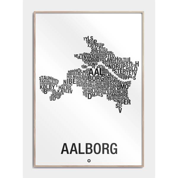 Køb Citatplakat Aalborg by plakat 29,7×42 cm