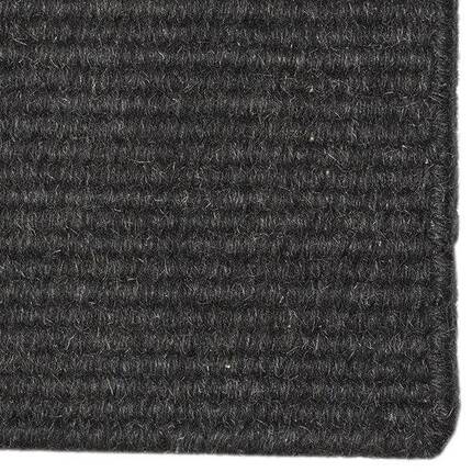 C. Olesen Luxor ensfarvet tæppe - antracit