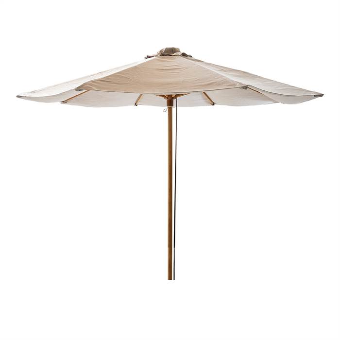 Cane-Line Classic parasol med snoretræk - Ø: 300 cm