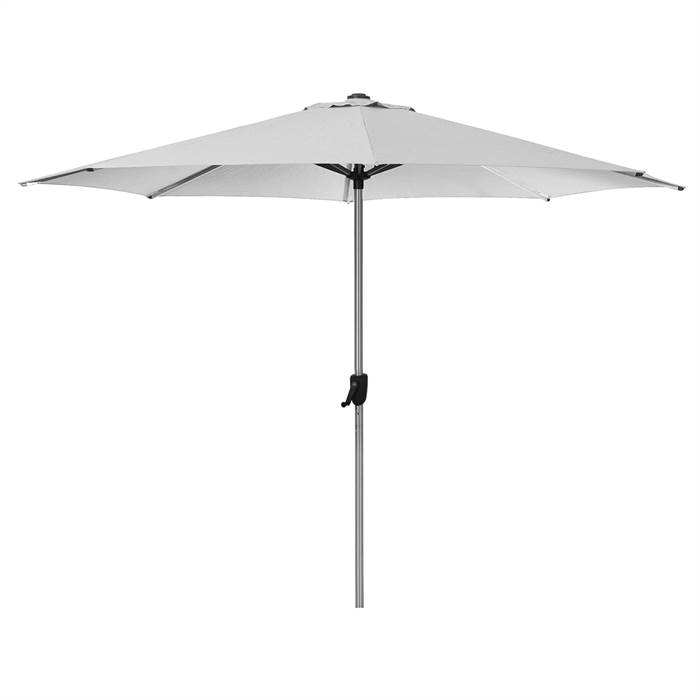 6: Cane-Line Sunshade parasol m/krank - Ø 300 cm - Dusty white