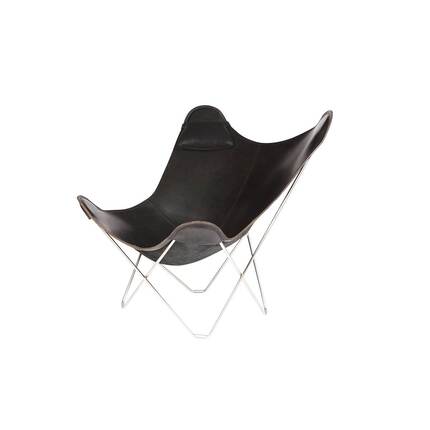Cuero Pampa Soft Leather pude - Sort 