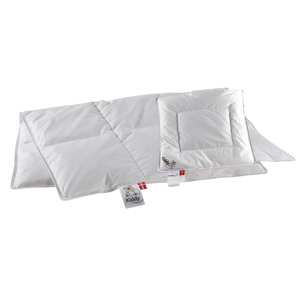 Kiddy dyne og pude til baby fra Ringsted Dun