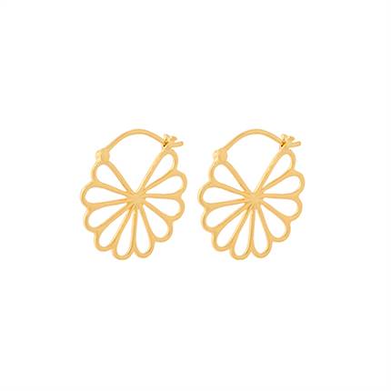 Pernille Corydon Bellis earrings - Forgyldt