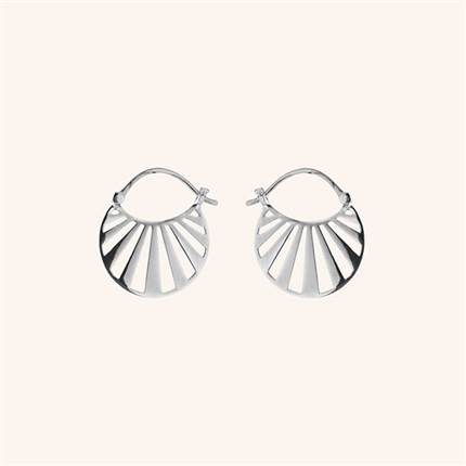 Pernille Corydon small Misty light earrings - Sølv