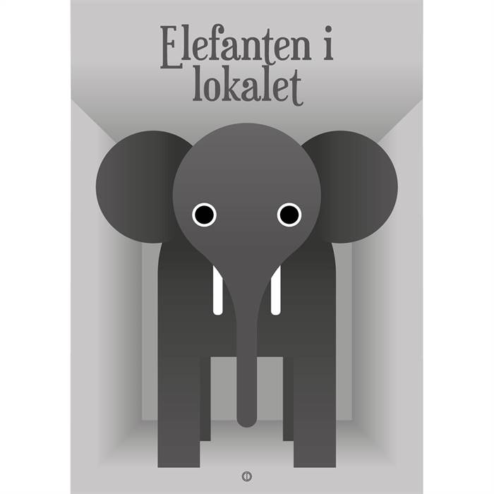Citatplakat "Elefanten i lokalet" plakat - 50x70 cm