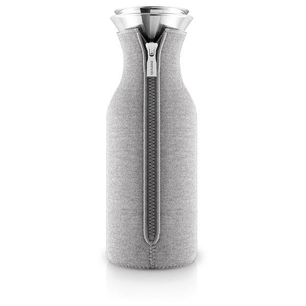 Billede af Eva Solo drypfri køleskabskaraffel med vippelåg 1,0 l - Woven light grey