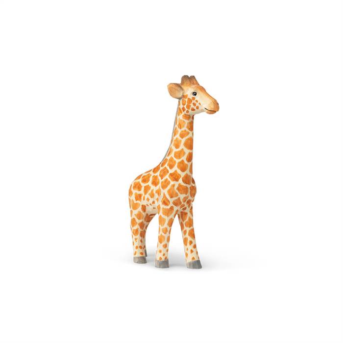 Ferm Living Kids - Håndskåret giraf 