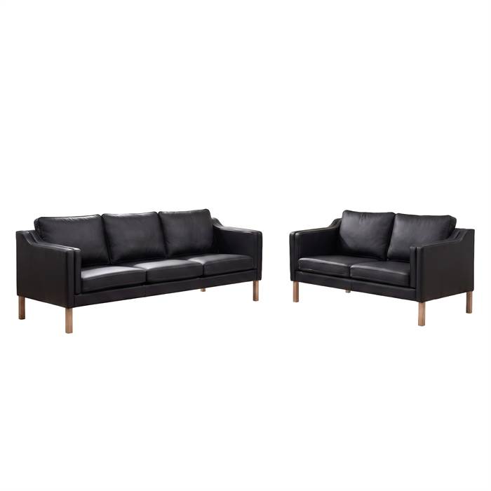Erling Christensen Møbler Clausholm 2 + 3 pers. sofasæt : Erling Christensen Møbler  : Erling Christensen Møbler
