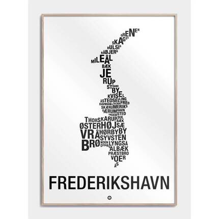 Citatplakat Frederikshavn by plakat - Flere størrelser