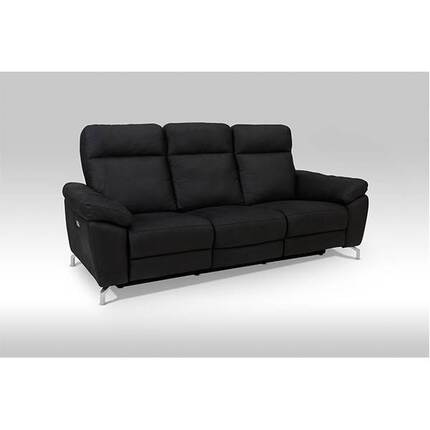 Selesta sofasæt i sort stof - 2 + 3 pers. 