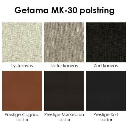 Getama MK-30 polstringsmuligheder
