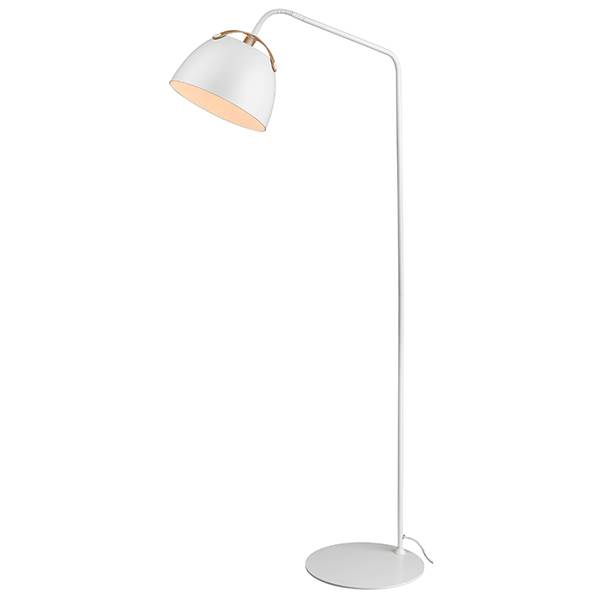 Køb Halo Design Oslo gulvlampe ø 24 cm – Hvid/eg