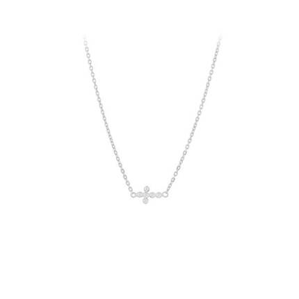 Pernille Corydon Cross halskæde - sølv 