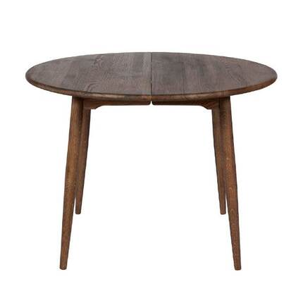 Haslev Symphony 82 spisebord massiv m. træstel - Ø 105 cm.