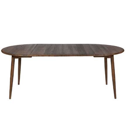 Haslev Symphony 82 spisebord massiv m. træstel - Ø 105 cm.