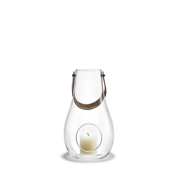 12: Holmegaard Design with light lanterne, klar - 45 cm