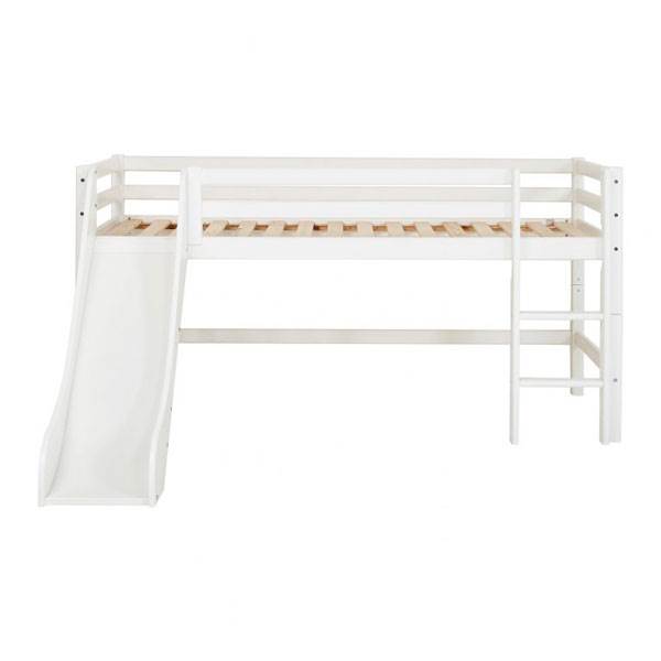 Hoppekids ECO Dream Halvhøj seng med rutsjebane - 70x190 cm