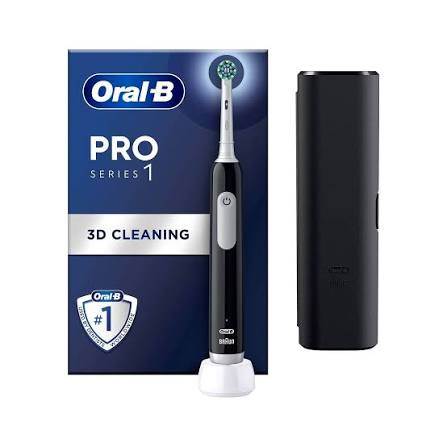 Oral-B Pro1 inkl. rejseetui el-tandbørste sort