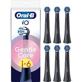 Oral-B Refill iO Gentle Care 6-pak børstehoved sort