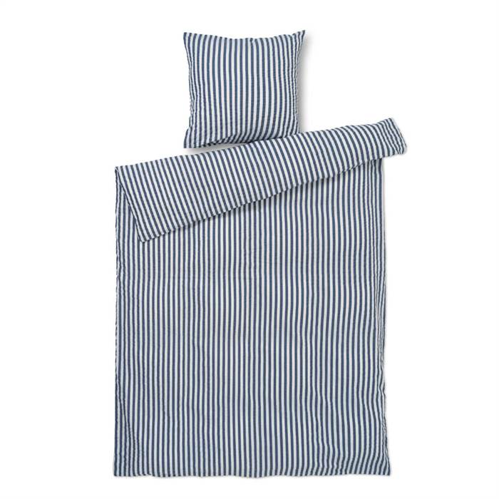 #2 - Juna Bæk & Bølge sengetøj - Mørk blå/Hvid