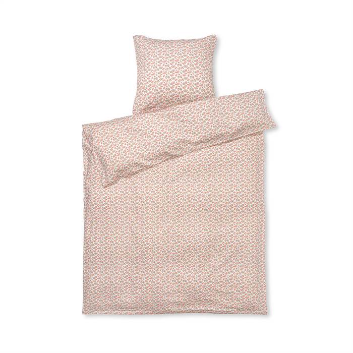 Juna Pleasantly sengetøj - Rosa / Hvid - 140 x 200 cm
