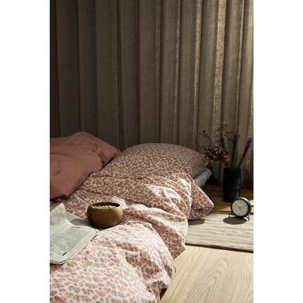 Juna Pleasantly sengetøj  - Rosa / Hvid