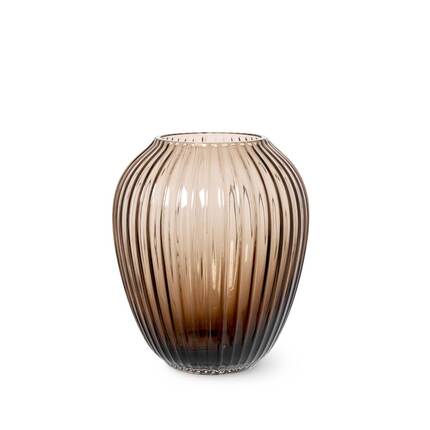 Kähler Hammershøi vase H 18,5 cm - Valnød