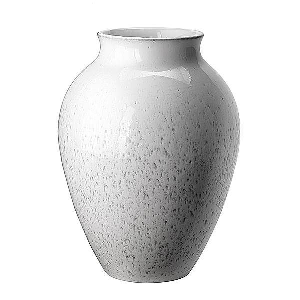 Knabstrup Keramik Knabstrup vase hvid/grå - 27 cm. 