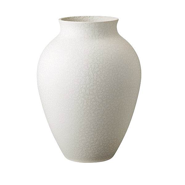 Knabstrup Keramik Knabstrup vase hvid - 27 cm.