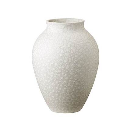 Knabstrup Keramik Knabstrup vase hvid - 20 cm.