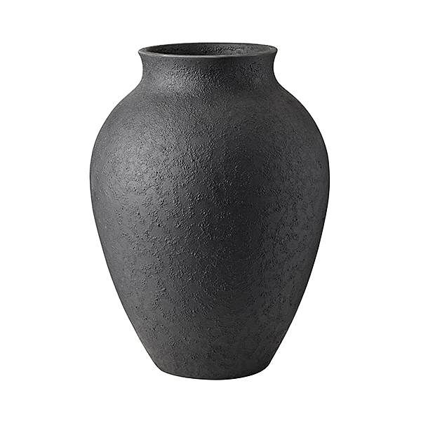 Knabstrup Keramik Knabstrup vase sort - 27 cm.