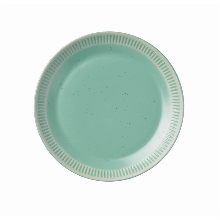 Knabstrup keramik Colorit tallerken, Ø19 cm, Lys grøn