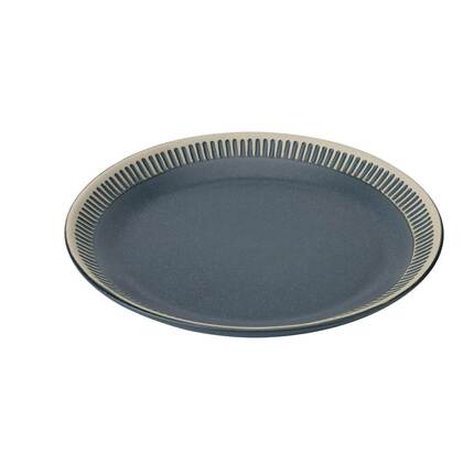 Knabstrup keramik Colorit tallerken, Ø19 cm, Mørk grå