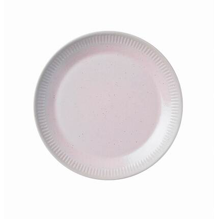Knabstrup keramik Colorit tallerken, Ø19 cm, Rosa