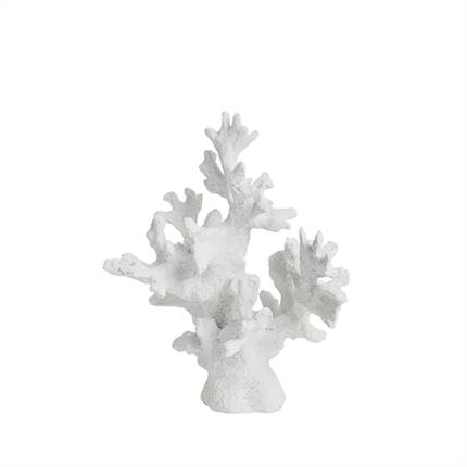 Lene Bjerre Corelle dekoration koral 22,5x13 cm. Hvid