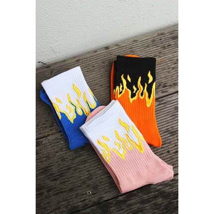 Liberte Flame Socks - Multi Color 