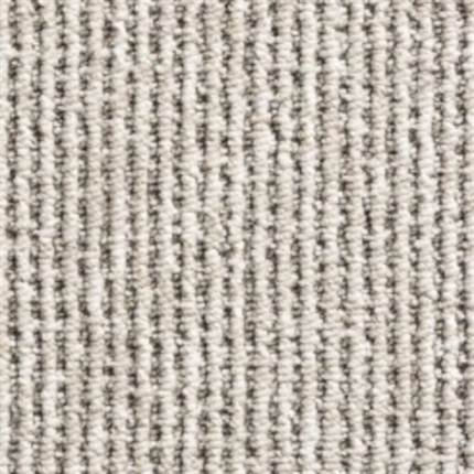 Tæpperest - Gråstribet - 395 x 500 cm.