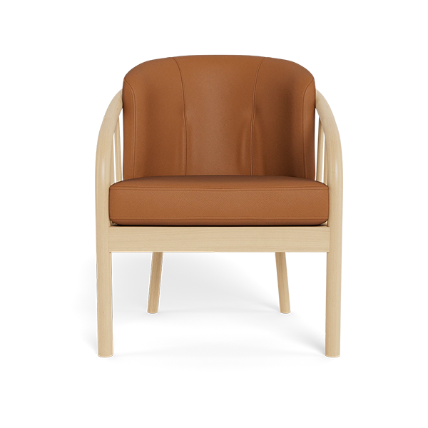 Maria lænestol i cognac læder