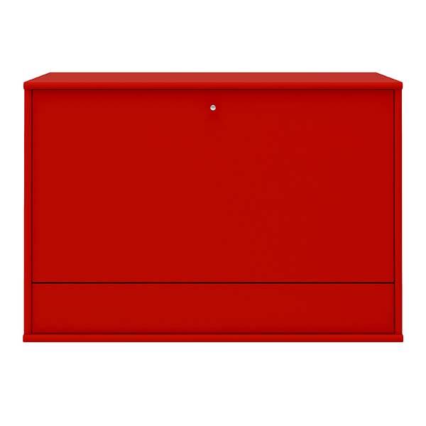 Se Mistral skab med klap 004 - 89x61x42 cm - rød hos Erling Christensen Møbler