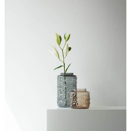 Normann Tombola vase H 31 cm - Grå
