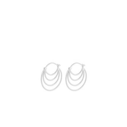 Pernille Corydon Silhouette øreringe - Sølv