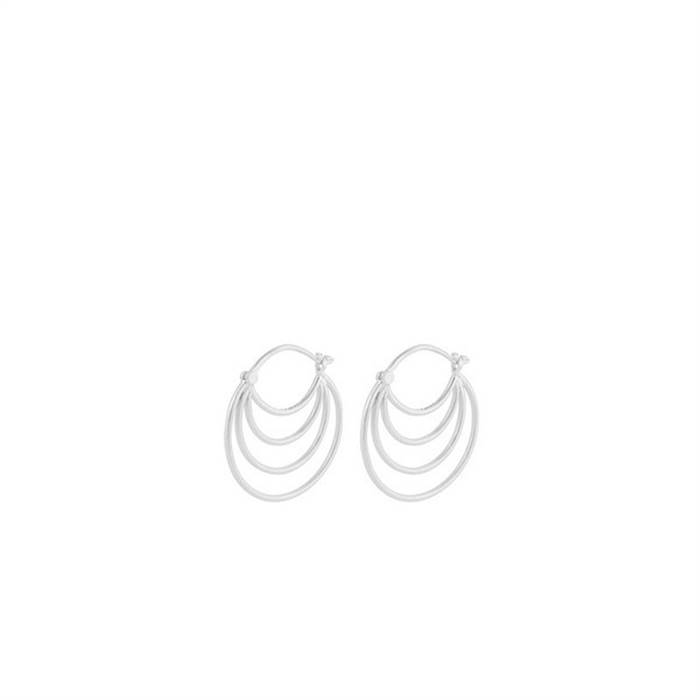 Pernille Corydon Silhouette øreringe - Sølv