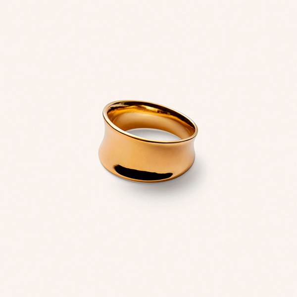 Pernille Corydon Reflection Ring - Forgyldt messing