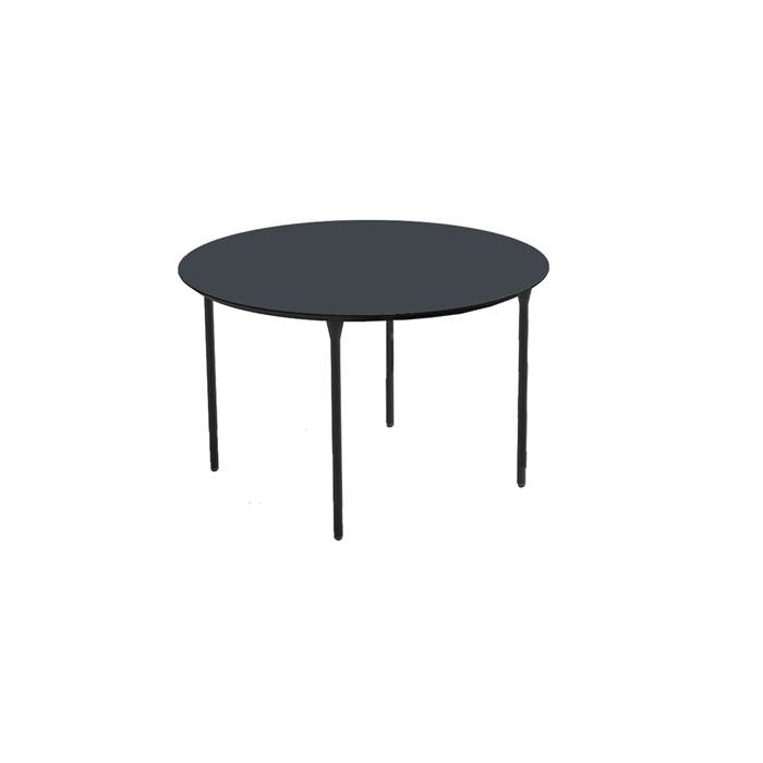 Billede af Thomsen Furniture - Katrine sofabord - Rund - Ø:90 cm - Sort Nano