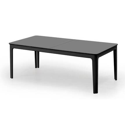 Skovby SM27 spisebord - Sortlakeret eg m. grå laminat