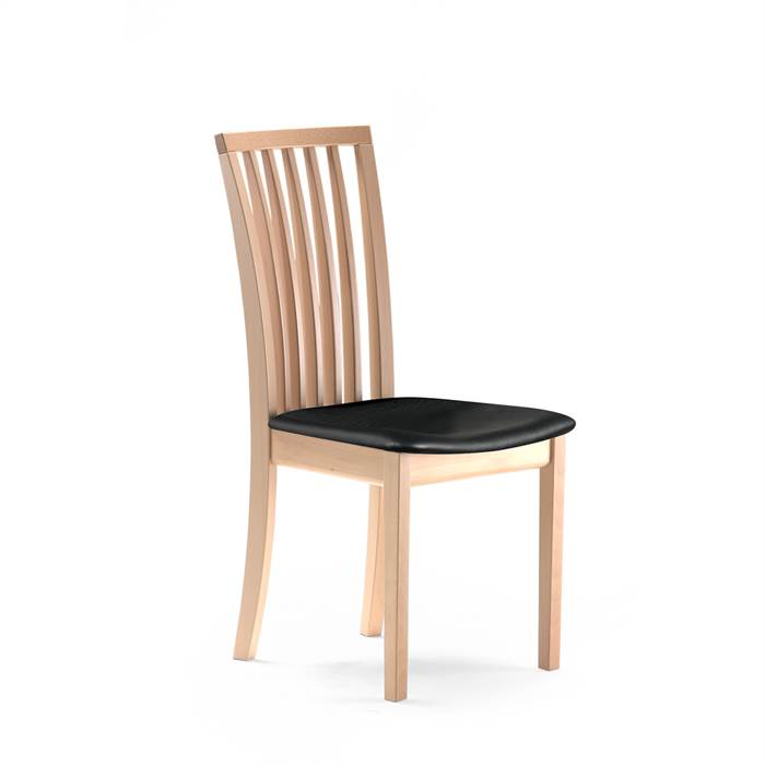 Skovby SM66 spisebordsstol - Hvidolieret eg m. læder